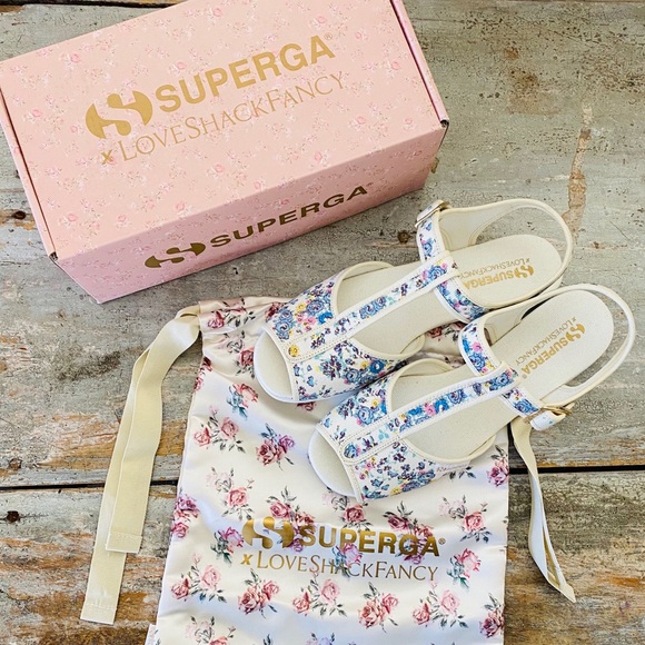 LoveShackFancy Shoes - ♥️ LoveShackFancy ♥️ x Superga Flat Sandals